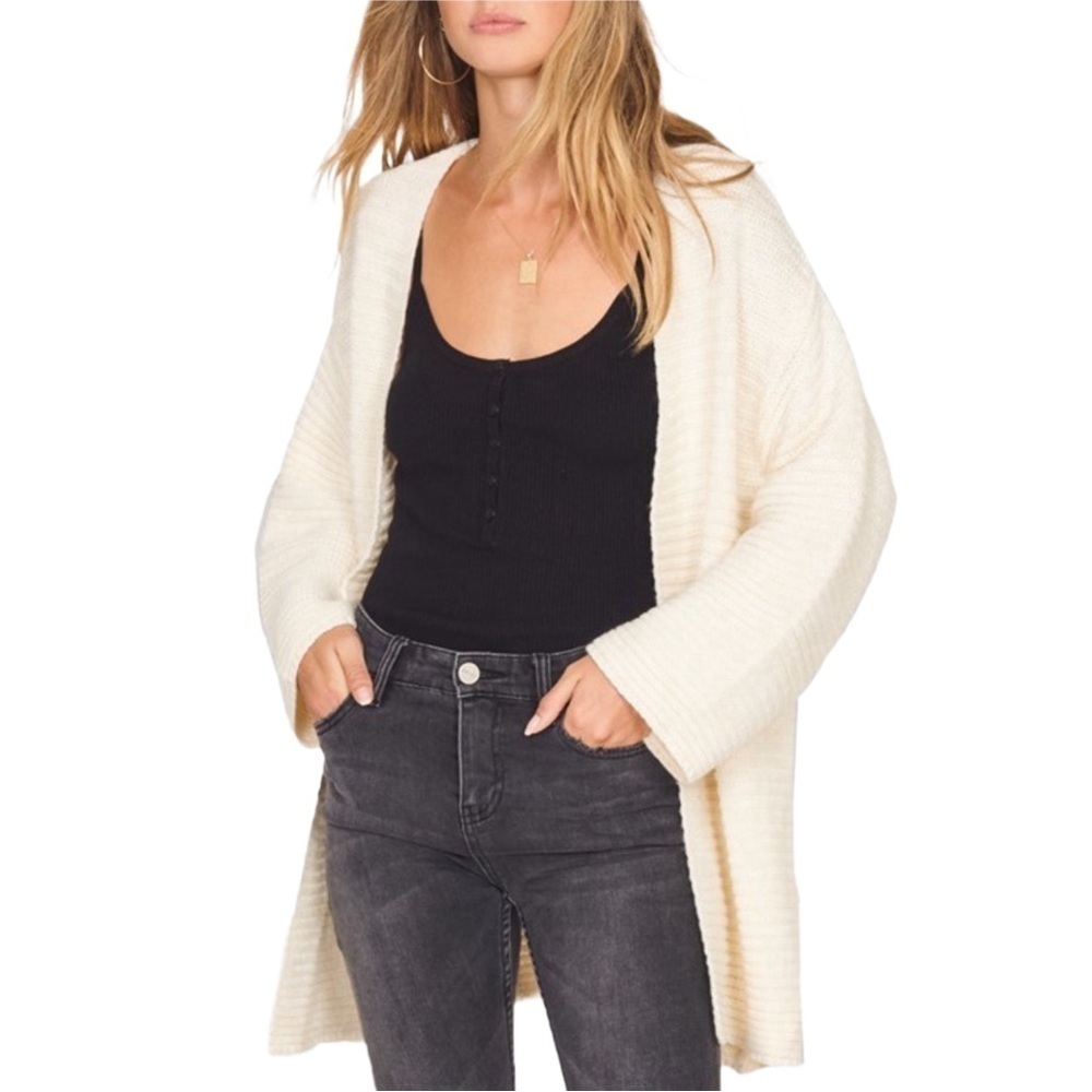 Amuse Society Let's Chill Long Cardigan Sweater Women's Size XS/S